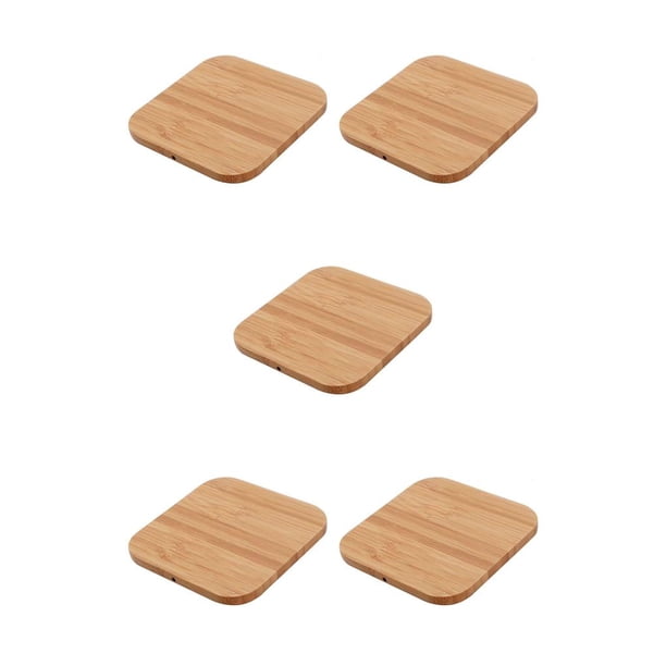 Cargador Inalámbrico Matsuzay Qi Portátil de Madera