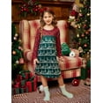 thumbnail image 2 of Arshiner Girls Nightgowns Long Sleeve Print Pajamas Nightdress for Kids Soft Sleep Wear Nighties, 2 of 6