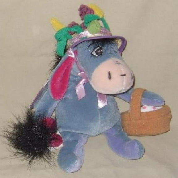 Disney Store Plush Easter Bonnet Eeyore 9