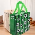 thumbnail image 4 of 12 bolsas de regalo de fútbol, telas no tejidas, bolsas de regalo, bolsas de golosinas, suministros para fiestas con temática de fútbol., 4 of 5