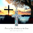 thumbnail image 4 of Coachuhhar Cross Necklace 925 Sterling Silver Tree of Life Necklace with Abalone Shell Pendant Necklace Cross Jewelry Gifts for Women Men, 4 of 8