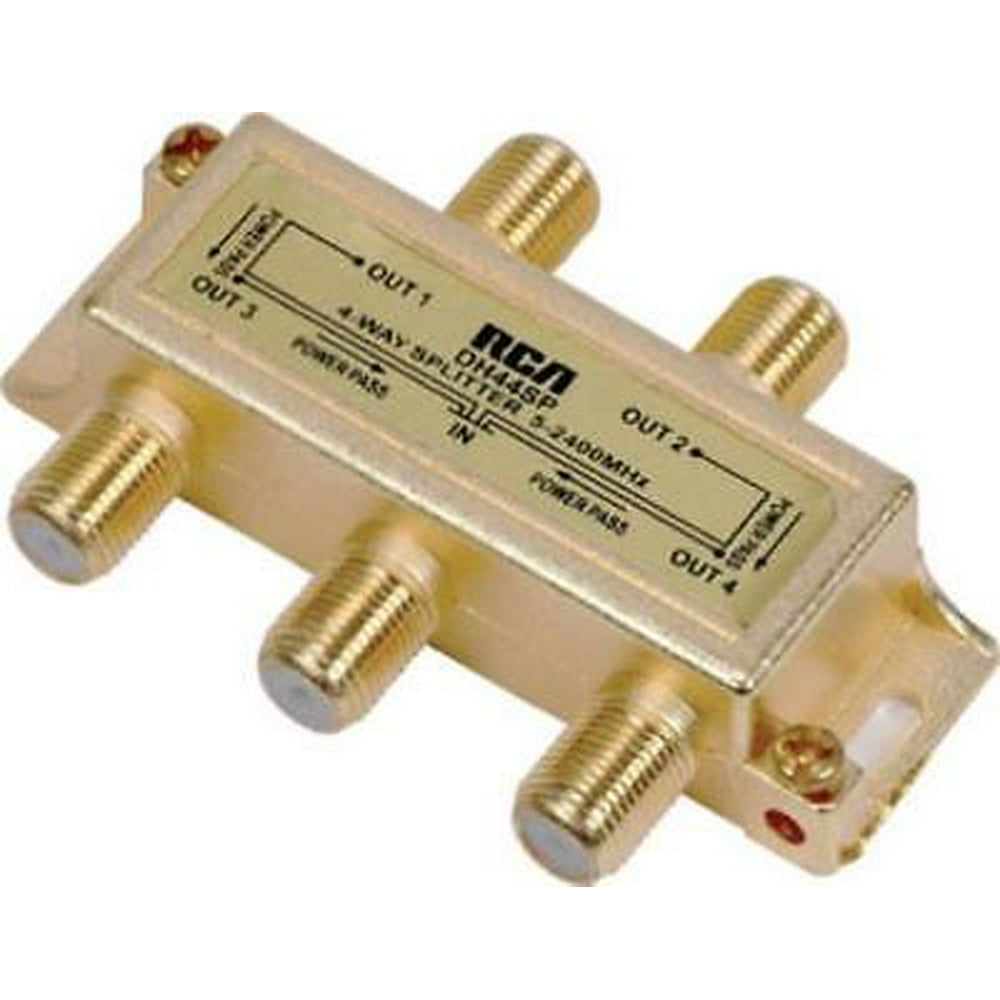 4 Way Splitter, For Satellite & Digital Cable Applications 52300 MHZ