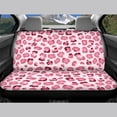 thumbnail image 3 of Psesaysky Pink Leopard Theme, Non-Slip Replacement Set of 2 Waterproof All Weather Bench Back Seat Cover for Automotive Interior, 3 of 7