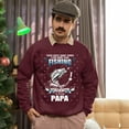 thumbnail image 5 of Christmas Sweatshirt, Papa's Fishing Sweatshirt, Love Fishing & Being Papa Gift for Grandpas & Dads, Unique Fisherman Sweater, 5 of 5