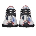 thumbnail image 5 of Patriotic Dairy Cow 4th Of July Shoes Sneakers Black Size 13, 5 of 7
