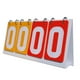 thumbnail image 5 of Tablero de puntuación abatible Marcador multideportivo Contador de puntuación de competición portátil para Rojo amarillo, 5 of 9