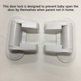 thumbnail image 1 of Door Lever Lock Children Safety Anti-open Self Adhesive Locks Protective Bathroom Bedroom Security Entry Opening Accessory for Home Bedroom Kitchen, 1 of 6