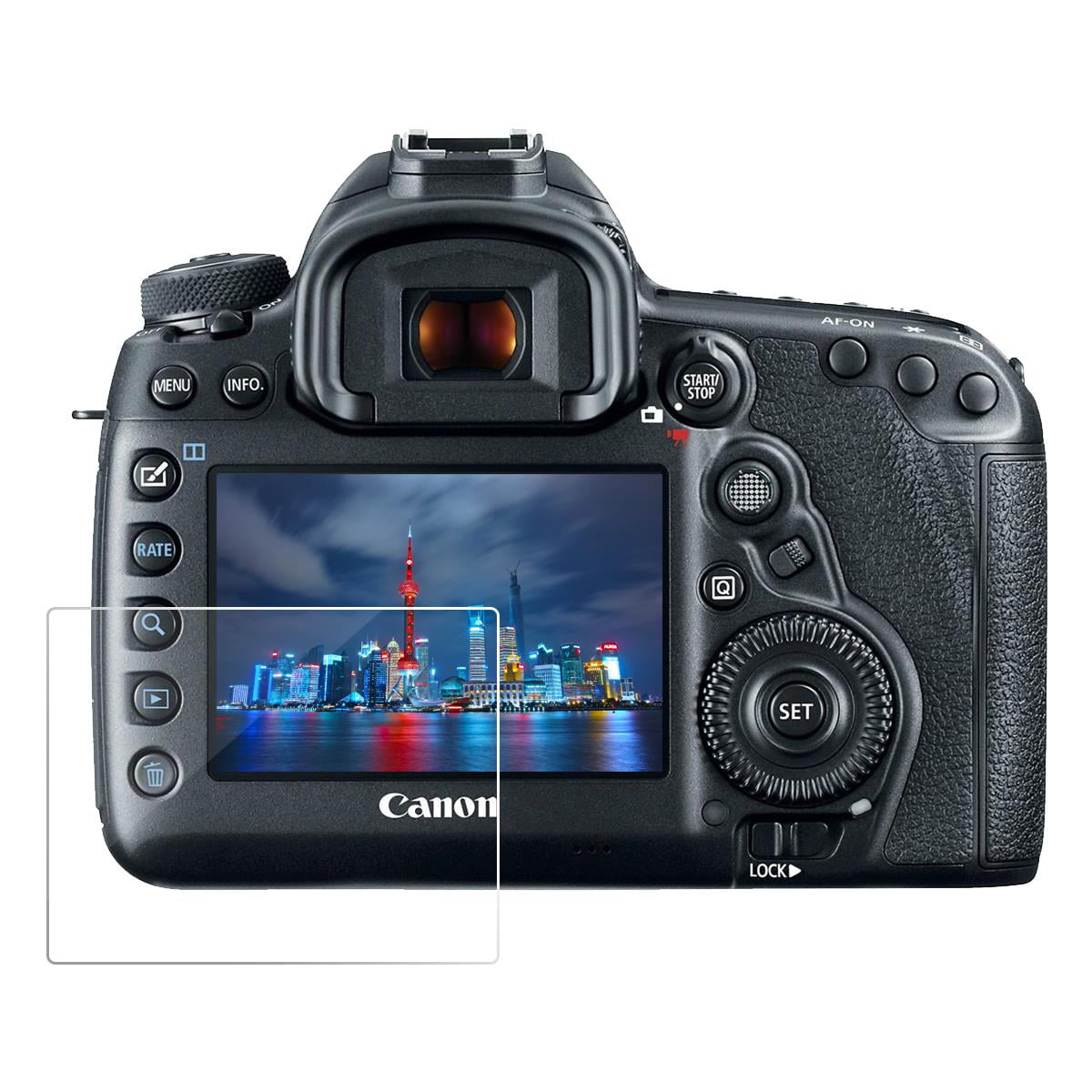 Tape New Outer TFT LCD Screen Display Window Glass for Canon EOS 5D Mark II 