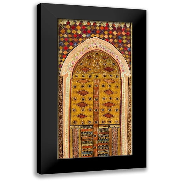 Maugeri, Valerie 9x14 Black Modern Framed Museum Art Print Titled - Porte orientale I