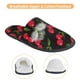 thumbnail image 3 of Fotbe Cherry Pantuflas Peludas para Mujer con Estampado, Zapatillas de Peluche, Zapatos de Invierno para Casa, Uso Interior y Exterior-Large, 3 of 8