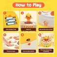 thumbnail image 5 of B.Duck Bounce Catch Game for 3 4 5 6 7 Year Old Kids,Board Games,Fun Bounce & Catch Duck Toy Age 4-8, Interactive Family Game for 3-7 Year Olds, Party Game for Toddlers & Kids, 5 of 7