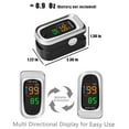 Portable Pulse Oximeter, Heart Rate Monitor, SPo2 Reading for Adults
