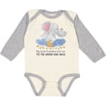 thumbnail image 3 of Inktastic My Great Grandma Loves Me to the Moon and Back Elephant Boys or Girls Long Sleeve Baby Bodysuit, 3 of 5