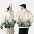 thumbnail image 4 of Lsque Floral Mountain Landscape UPF 50+ Lightweight Sun Protection Men's Women's Long Sleeve Shirt, Hoodie Performance -3X-Large, 4 of 9