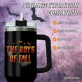 thumbnail image 3 of Halloween Gifts for Movie Lovers, Black Jack Skeleton 40 oz Tumbler with Handle and Straw, Nightmare Before Movie Cup, Halloween Mug, Movie Gifts for Halloween Lovers, 3 of 6