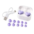 thumbnail image 2 of Auriculares inalámbricos con estuche de carga Cancelación de ruido para conducir Gimnasio Fitness Púrpura CUTICAT Auriculares deportivos, 2 of 8
