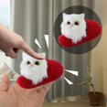 thumbnail image 2 of GQDIN Sleeping Cat in Slipper Doll Toy, Mini Kitten in Shoe with Meows Sounds Decor Hand Toy Gift for Kids Boys Girls, Fun Gift Idea Christmas Birthday Party Favors, 2 of 9