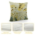 thumbnail image 4 of PRATYUS Throw Pillow Cover Stylish Rural Vintage Flowers Bee Bird Butterfly Dragonfly Home Decor Pillowcase for Sofa 20x20in, 4 of 5