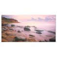 thumbnail image 2 of Coucher de Soleil Coloré sur la Mer - Grande Toile d'Art de Bord de Mer, 2 of 3