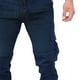 thumbnail image 5 of Jogger cargo de gabardina stretch John Silver Corte skinny color azul petróleo, 5 of 5
