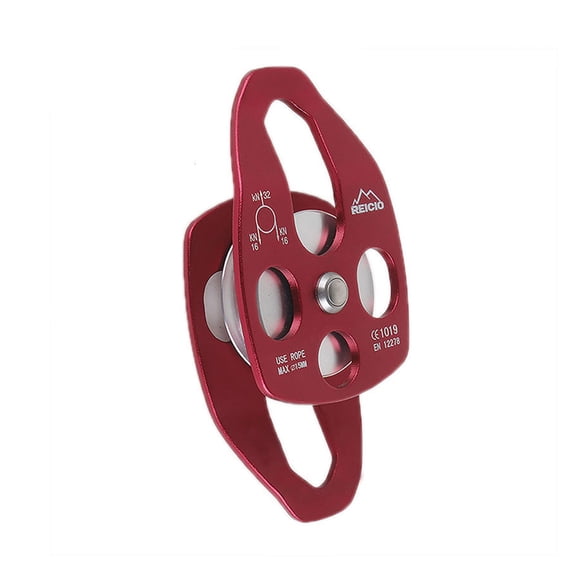 Toystoory Polea de escalada en roca resistente para en exteriores, accesorios de polea de montañismo, dispositivo de bloque de cuerda, Escalada