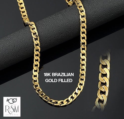 14K Gold Filled Cuban Chain 24 