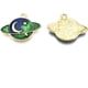 thumbnail image 3 of 10 colgantes de planetas de aleación esmaltada, accesorios para joyería y adornos., 3 of 3