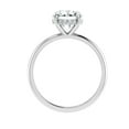 thumbnail image 3 of Oryn Jewel 14K White Gold Over 2.1 Ct Round Cut Lab Created Diamond Ring - Engagement Wedding Hidden Halo Ring for Women - Solitaire with Accents Diamond Ring for Her - Gift for Lasting Love, 3 of 6