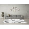 thumbnail image 3 of Ahgly Company Indoor Square Abstract Gray Modern Area Rugs, 5' Square, 3 of 4