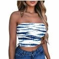 thumbnail image 2 of Tube Tops, Womens Printed Strapless Yoga Exercise Chest Wrap Pullover, 2 of 4