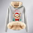 thumbnail image 4 of QHFBli Chandail à Capuche de Noël pour Femmes, Chandail-Over Chaud et Confortable à Manches Longues, 4 of 4