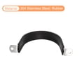 thumbnail image 4 of Unique Bargains 6Pack 2-7/8' Cable Clamp U Shape Stainless Steel Rubber Cushioned Pipe Strap, 4 of 5