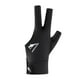 thumbnail image 2 of Guantes de billar de 3 dedos, elásticos, transpirables, accesorios deportivos, 9 x 18 cm, universales, profesionales y compactos., 2 of 9
