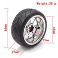 thumbnail image 2 of Yeacher RC Drift Tires RC Racing Car Tires 4pcs Replacements for 1/10 HSP94123 94122 D5, 2 of 8