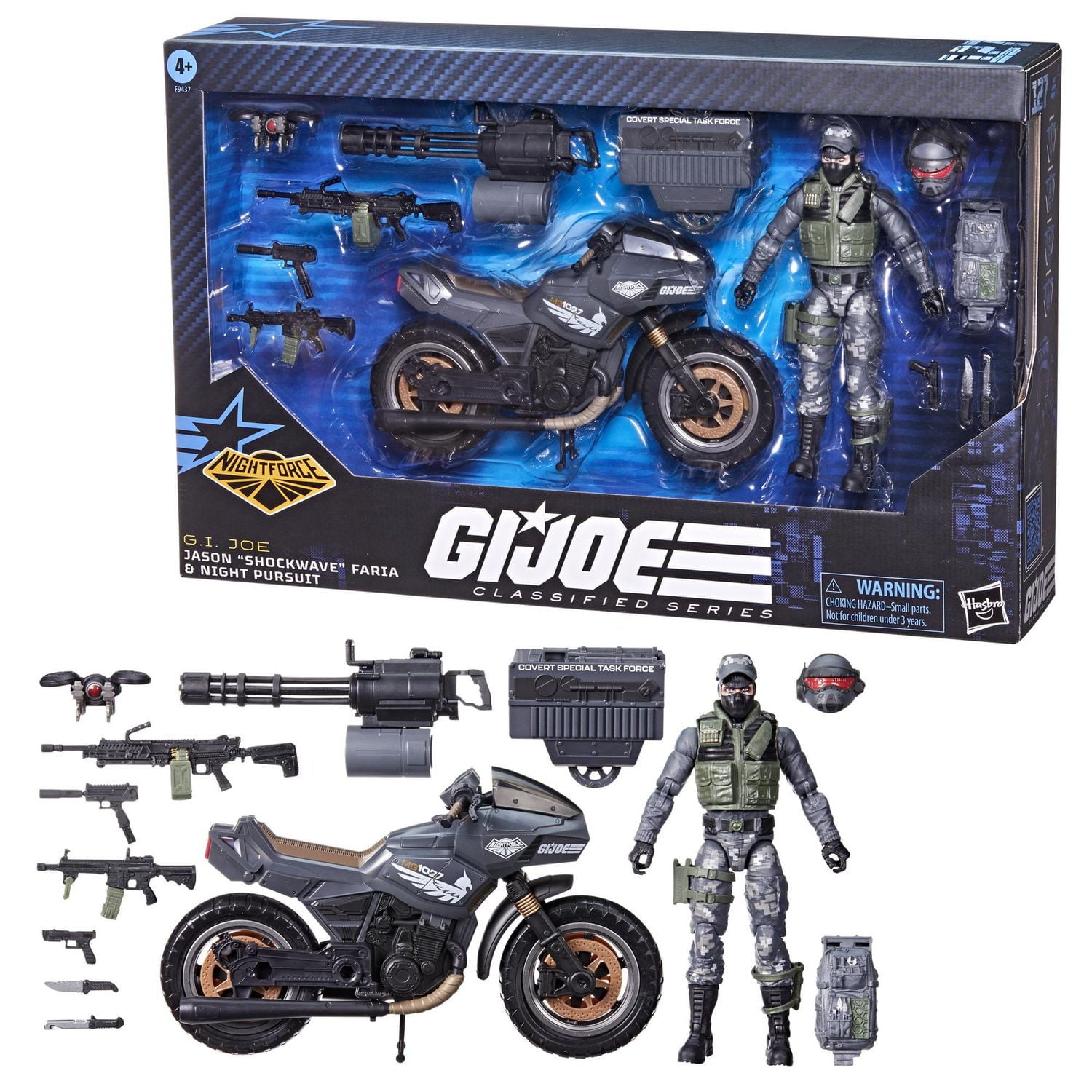 G.I. Joe GIJOE 4個セット　35周年 G.I. Joe Classified Series #127, Night Force Jason 