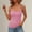Pink, variant on Lumistal Tank Top for Women Plain Fashion Summer Casual Basic Slim Fit Solid Color Sleeveless Top for Women Beach Clothes Womens Casual Chain Strap Tank Top Orange M
