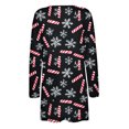 thumbnail image 5 of LOVZFMLL Cardigan pour Femmes Mode Halloween Imprimé Chemise Décontractée à Manches Longues Cardigan, 5 of 5