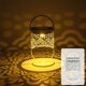thumbnail image 1 of Solar-Powered Iron Art Hollow-Out Hanging Lamp Outdoor Waterproof Garden Decor Ambient Light Courtyard Hanging Lamp, 1 of 6