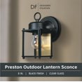 thumbnail image 2 of Luminaria de pared DESIGNERS FOUNTAIN Ivy Trail de 8,25" negra, paquete de 2, 2 of 6