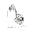 thumbnail image 2 of Miangastore Adjustable Angle Shower Handle Holder Silver 1Pcs 5.5x2.8x2.6in, 2 of 9
