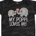 thumbnail image 4 of Inktastic My Poppi Grandpa Loves Me Boys or Girls Baby Bodysuit, 4 of 5