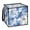 Blue And White Floral Pattern, variant on Collapsible Storage Basket Laundry Hamper Portable Organizer Bin For Home Storage Fuchsia