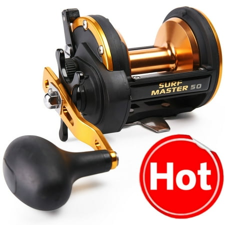 - Sougayilang Surf Master 50 - Level Wind Graphite Trolling Reel