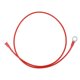 thumbnail image 1 of Cable de inversor de batería de 75cm 12 AWG 3/8" 5/16" Cable de batería de cobre estañado rojo OT Tipo 1 Pc, 1 of 1