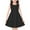 Black, variant on Loopsun Girls Summer Dresses, Fashion Girls Summer Sleeveless Round Neck Printed Dress Wine 11-12 Years