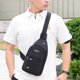 thumbnail image 4 of Men's Portable Fashion Sport Sling Bag Male Chest Bag Multi Zip Pockets, 4 of 4