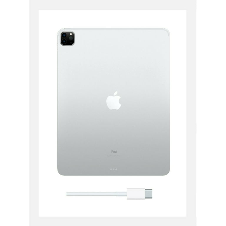 Apple 12.9-Inch iPad Pro(4th Gen - Model: A2069) Wi-Fi + Cellular - 256GB  (Unlocked) - Silver (Used)