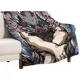 thumbnail image 2 of Demon Blanket Slayer Flannel Throw Blankets Soft Pile Cozy Plush Throw Blanket for All Seasons, 3D Printed Warm Blanket for Sofa Beds Home Decor, 2 of 10
