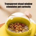 thumbnail image 4 of Interactive Pet Food Dispenser Toy with Suction Cup Base, Foraging Puzzle Feeder for Cats and Dogs, Mental Stimulation Slow Feeder Bowl with Transparent Window, 4 of 6