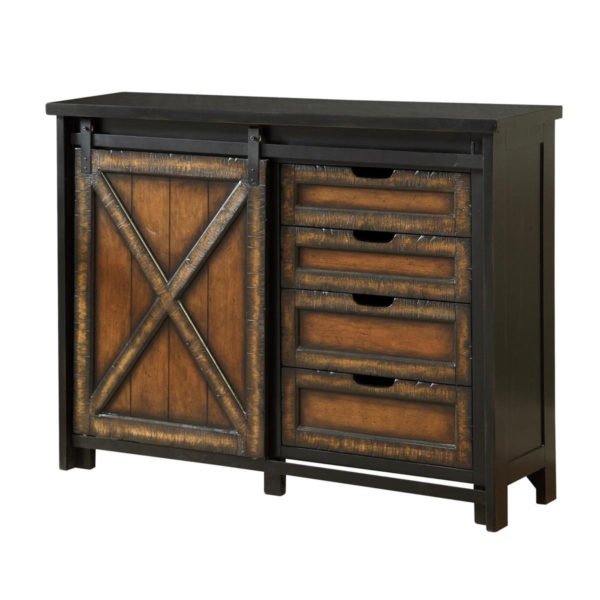Barn Style 4 Drawer 1 Door by Coast to Coast Imports Babette's Furniture & Home 68220